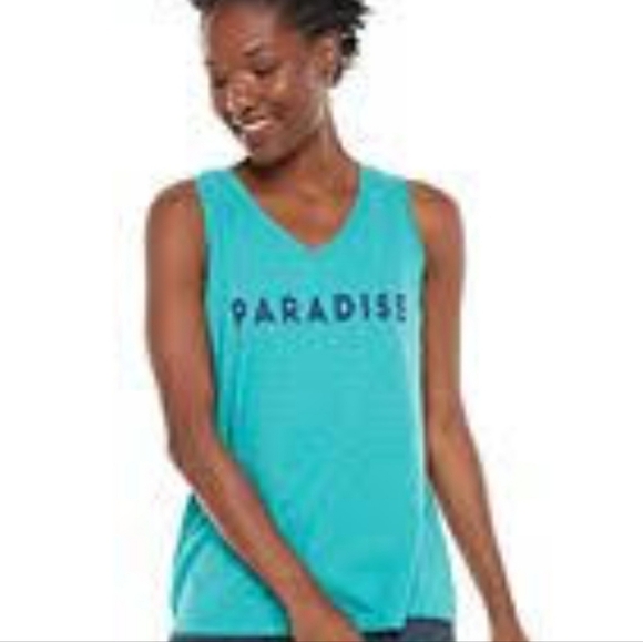 SONOMA Gooda for Life Blue Paradaise tank top size XL - Picture 1 of 9